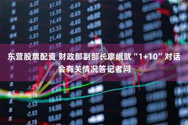 东营股票配资 财政部副部长廖岷就“1+10”对话会有关情况答记者问